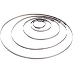 HellermannTyton Stainless Steel Cable Ties with Ball Lock, MBT Series