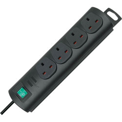 Brennenstuhl 4-Way/8-Way/10-Way Primera Line Extension Sockets 1.5m/2m