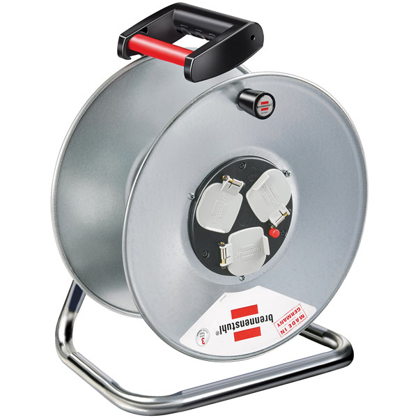 Brennenstuhl 1198053 Cable Reel Garant S 3 25m H05VV-F 3G1.5 with ...