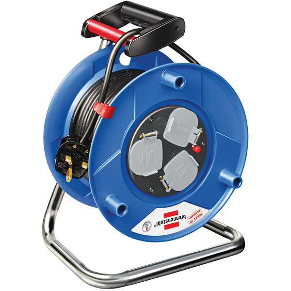 Brennenstuhl 1218753 Cable Reel Garant 25m H05VV-F 3G1.5 with RCD ...