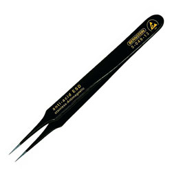 Bernstein High Precision Tweezers with ESD Coating for SMD Components