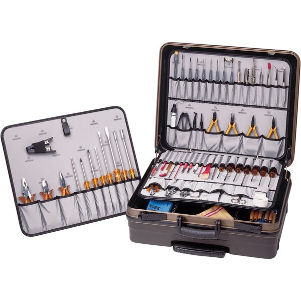  7000 Electronic Service Case "COMPACT MOBIL" With 63 Tools