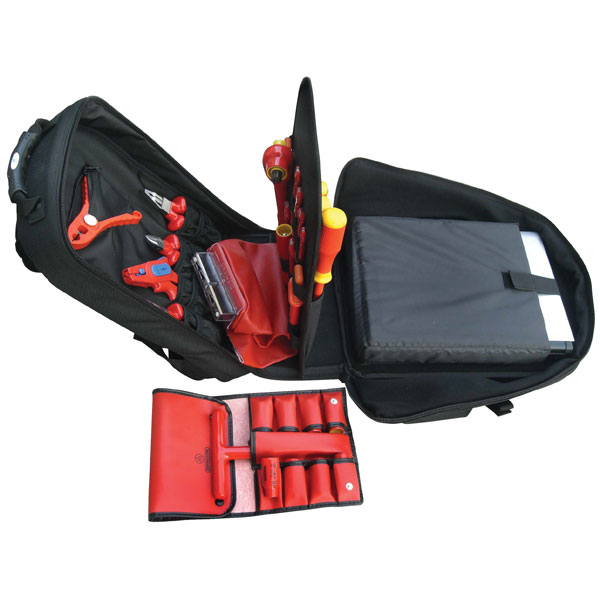 Bernstein 8300 VDE Backpack Tool Kit "GLOBETROTTER" With 22 Tools