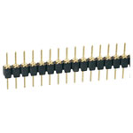 Fischer Male Header Precision Contact Pins On Both Sides 2.54 Square 0.5mm Pins