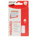 VELCRO® Brand Stick On Coins 16mm x 16 Sets - Black/White