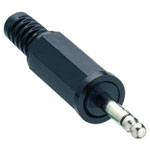 Lumberg KLS Series 2.5mm Jack Plug with Anti-kink Protection Mono and Stereo