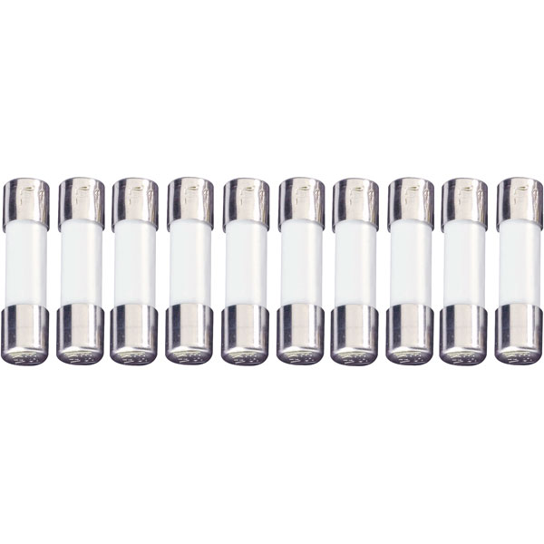  520.507 Quick Blow Ceramic Micro Fuse 5 x 20mm 100mA 250V, Pack of 10
