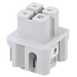 Wieland revos MINI 3 Pin + PE Socket Inserts 400V/10A - Male or Female