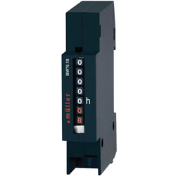 Muller Operating Hours Counter DIN Rail Mount