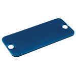 Hammond 1455PALBU-10 End Panel 1455P Series 1.5 x 120.5 x 30.5mm Blue