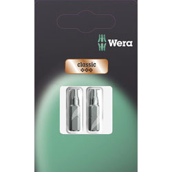 Wera Classic 25mm Torx Bits With 1/4in Hexagon Drive