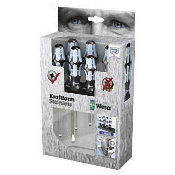 Wera 05032063001 3334/3350/3355/6 Stainless Kraftform Plus SL/PH/P...