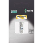 Wera Stainless Premium Plus Pozidriv PZ Screwdriver Bit Range