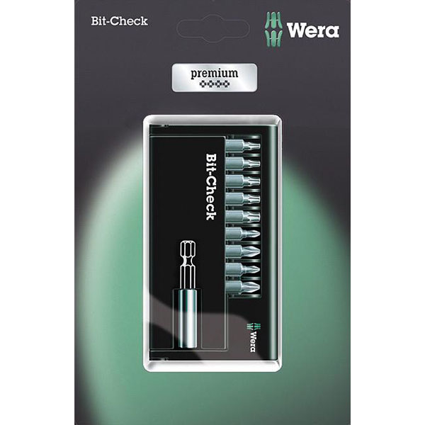 Wera 05073416001 8151/55/57/67-9 Premium Bit-Check Mixed Bits, 9-P...