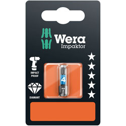 Wera 840/1 Impaktor Diamond Bits for Hex-Plus Socket Screws