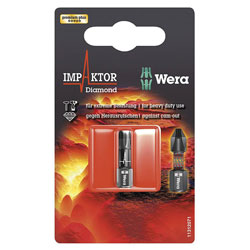 Wera 867/1 Impaktor Diamond Bits for Torx Screws 25mm