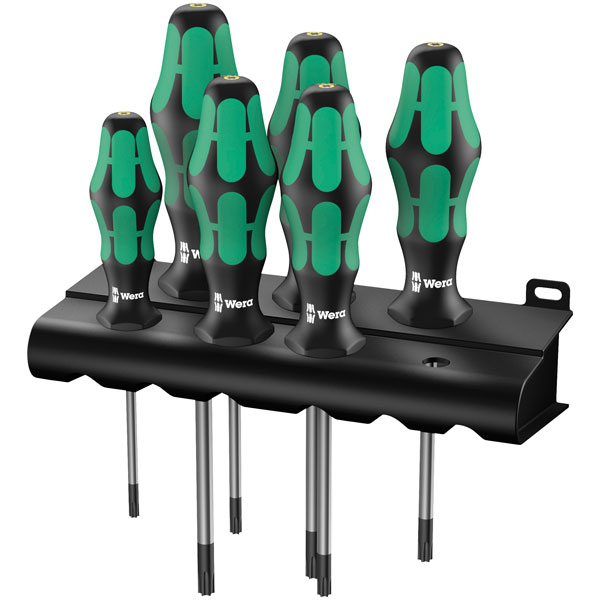 Wera 05138250001 367/6BO 6-Piece Kraftform Plus Screwdriver Torx S...