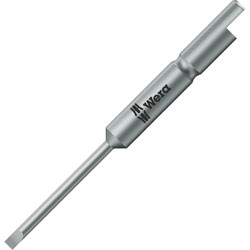 Wera 800/9 C Slotted Screw Bits Halfmoon Drive, 44mm