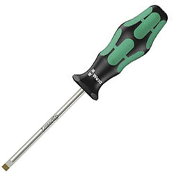 Wera 335 Kraftform Plus Round Shaft Slotted Screwdrivers