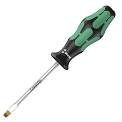 Wera 334 Kraftform Plus LaserTip Slotted Screwdrivers