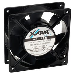 X-Fan 120 x 120 x 38mm AC Axial Cooling Fans Ball/Sleeve Bearing, 230V