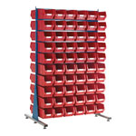 Topstore MDS1.5 Louvred Panel Spacemaster TC Bin Kits - Inc 240 x TC2 Red Bins