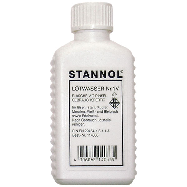 Stannol 114033 Flux Solder Fluid No. 1V Flux type 3.1.1 A - 50ml