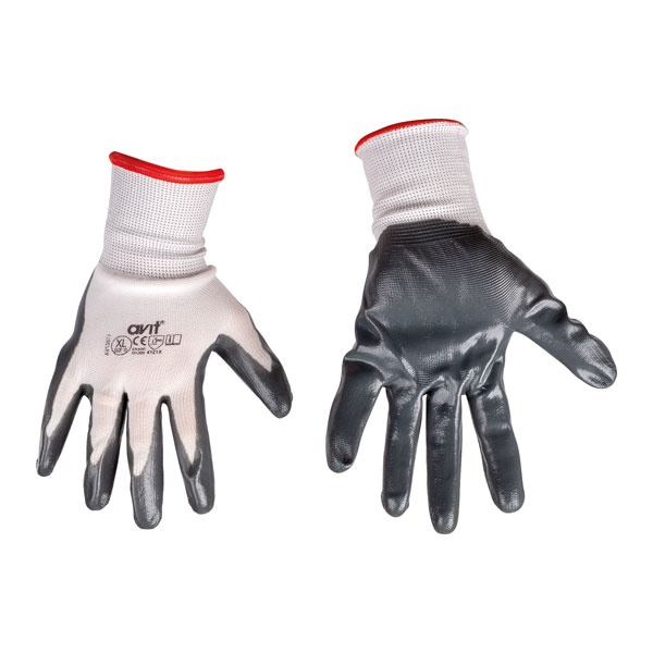  AV13072 Nitrile Coated Gloves L