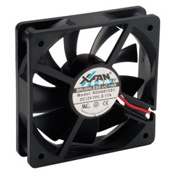 X-Fan 60 x 60 x 15/25mm DC Axial Fans 12V/24V, Ball/Sleeve Bearing