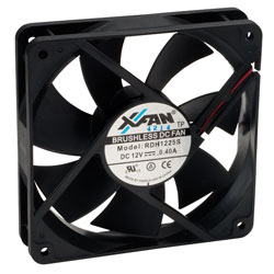 X-Fan 120 x 120 x 25mm DC Axial Fans 12V/24V, Sleeve Bearing