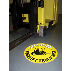 Beaverswood Floor Markers with Warning Messages