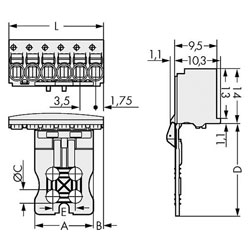 WAGO picoMAX® 3.5 Female Grip and Release Connector