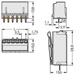 WAGO picoMAX® 3.5 Female Connectors Straight or Angled