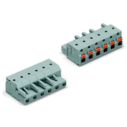 WAGO 2231 Series Female Pitch 7.5mm Push-button Connectors