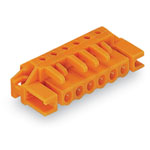 WAGO Female MCS-MIDI 5.08mm  Flush Mount with Angled Solder Pins and Spacers