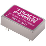 TracoPower THD 12-2422 12W DC-DC Converter 18 - 36V DC In ±12V DC ±500mA Out