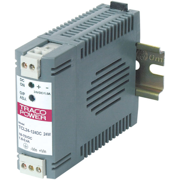 TracoPower TCL 060-112 DC DIN Rail DC-DC Converter 24V DC 2A 24W