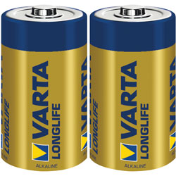 Varta Size C/D Longlife Extra Alkaline Batteries