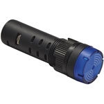Barthelme 58931213 19mm LED Signal Lamp Green 12V Flashing With Audio Indication