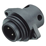 Binder 692/693 Series IP67 Panel Mount RD24 Power Screw Connectors