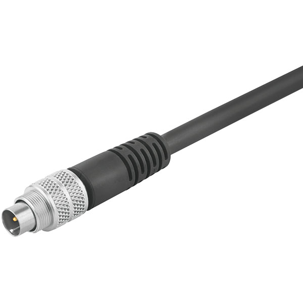  79-1409-12-04 Male 4 Pin with Shielded Moulded Terminal and 2m Cable