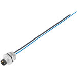 Binder 09 3421 81 04 Male 4 Pin Front Fastening with Single Wires Terminal