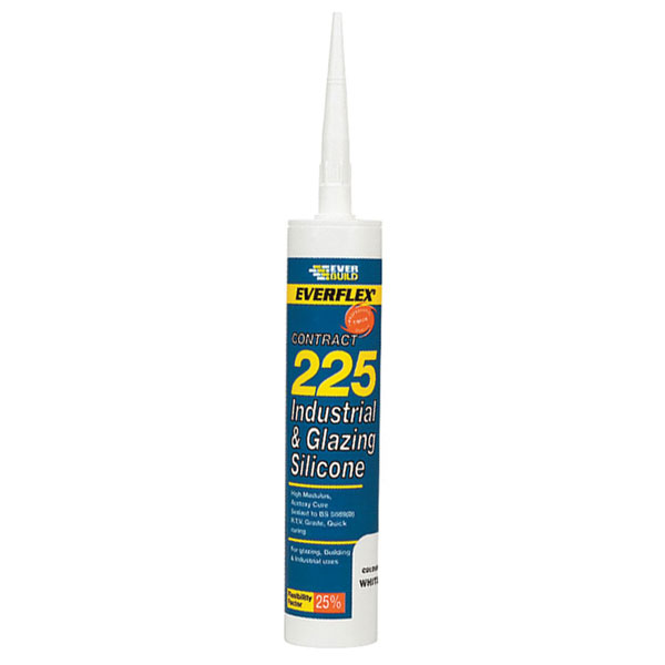  225BK Industrial & Glazing Silicone Black 310ml 225