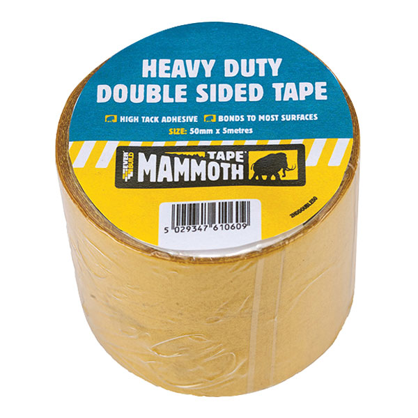  2HDDOUBLE50 Heavy-Duty Double Sided Tape 50mm x 5m