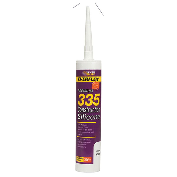  335BK Construction Silicone Black 310ml 335