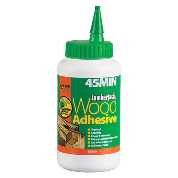 Everbuild 45MINPU7 Lumberjack 45 Min Polyurethane Wood Adhesive Li...