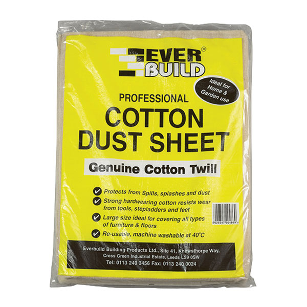 Everbuild DUST Cotton Sheet 3.6 x 2.7m