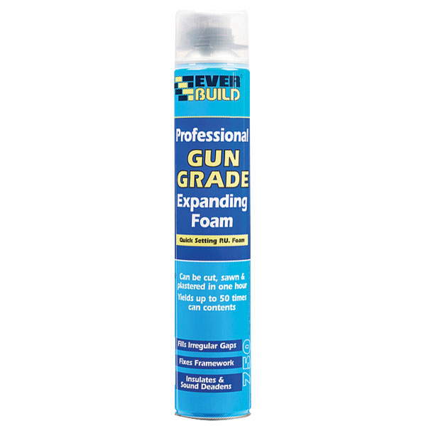 Everbuild EVGF7 Gun Grade Expanding Foam 750ml