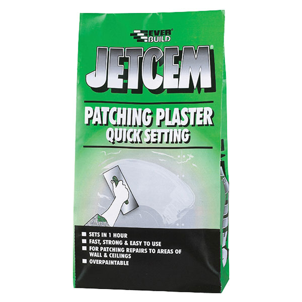 Everbuild JETPATCH6 Jetcem Quick Set Patching Plaster (Single 6kg ...