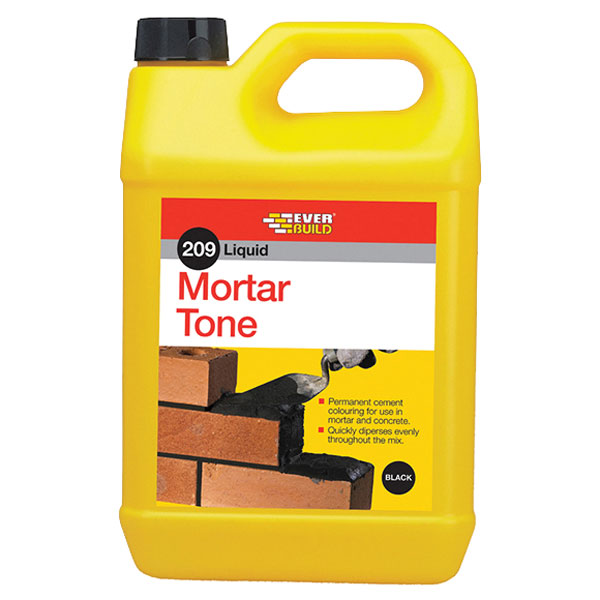 Everbuild LMTBK1 209 Liquid Mortar Tone Black 1 Litre